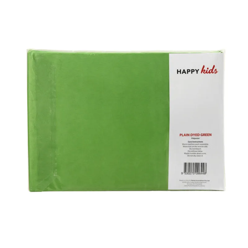 Happy Kids Plain Dyed Microfibre Sheet Set