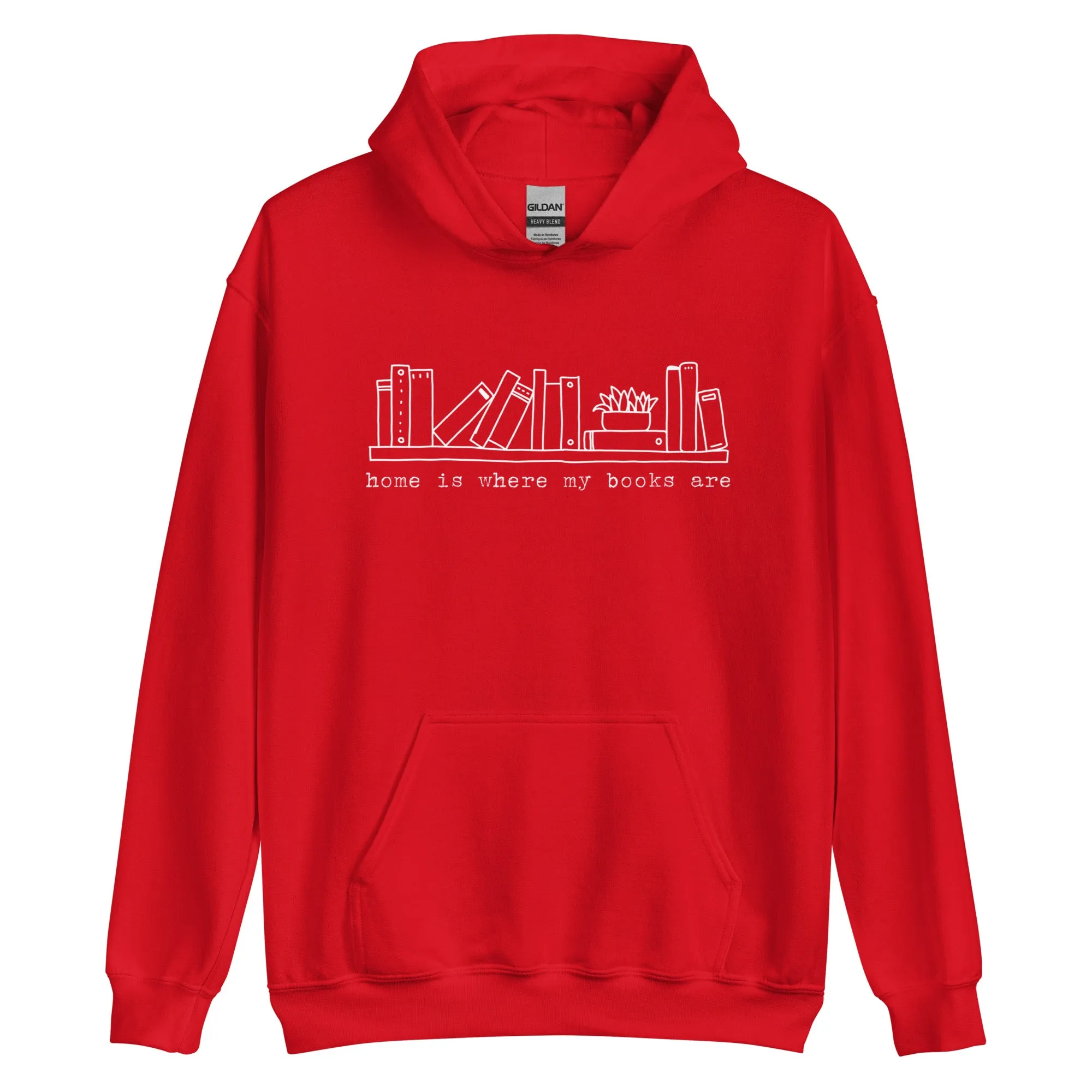 home is where my books are hoodie