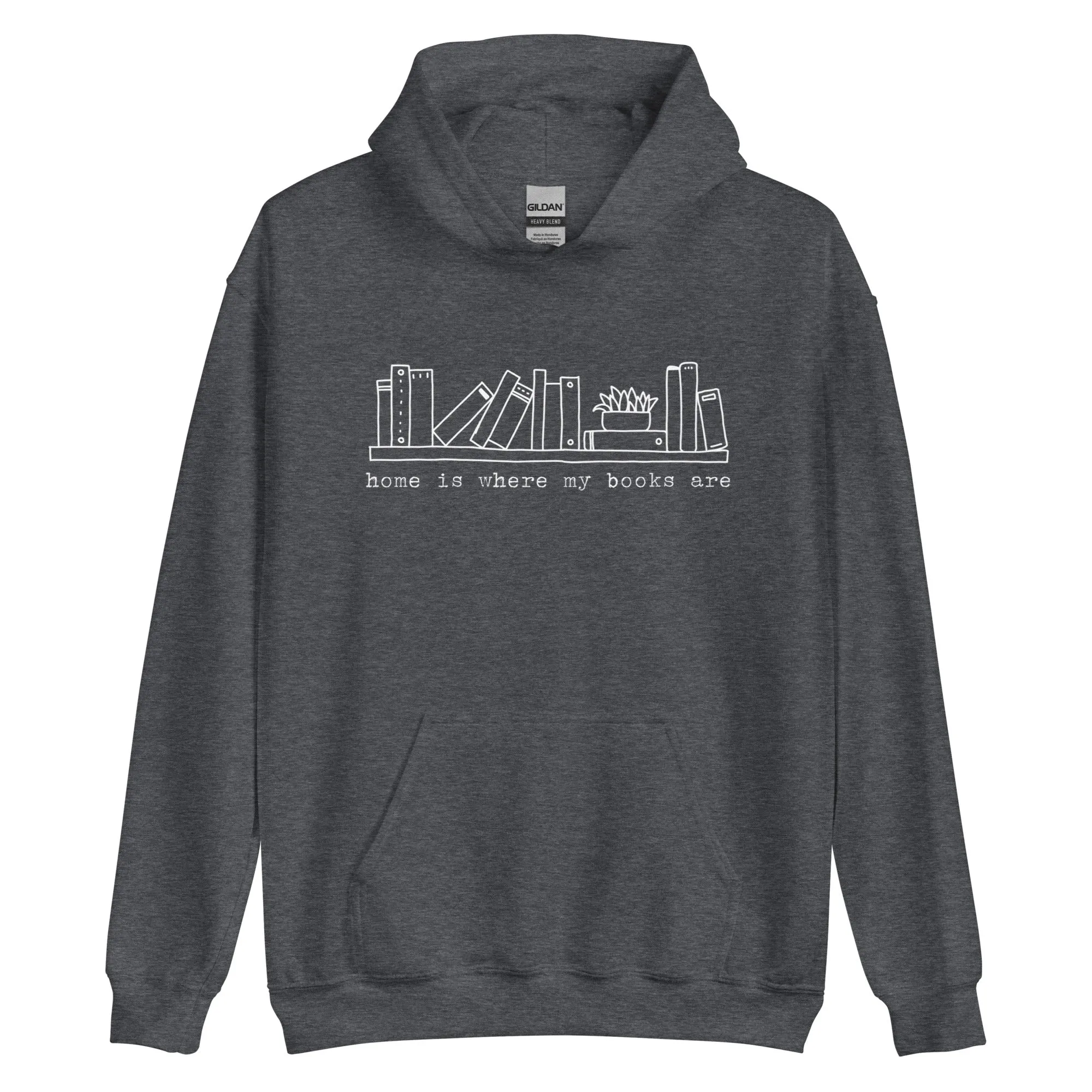 home is where my books are hoodie