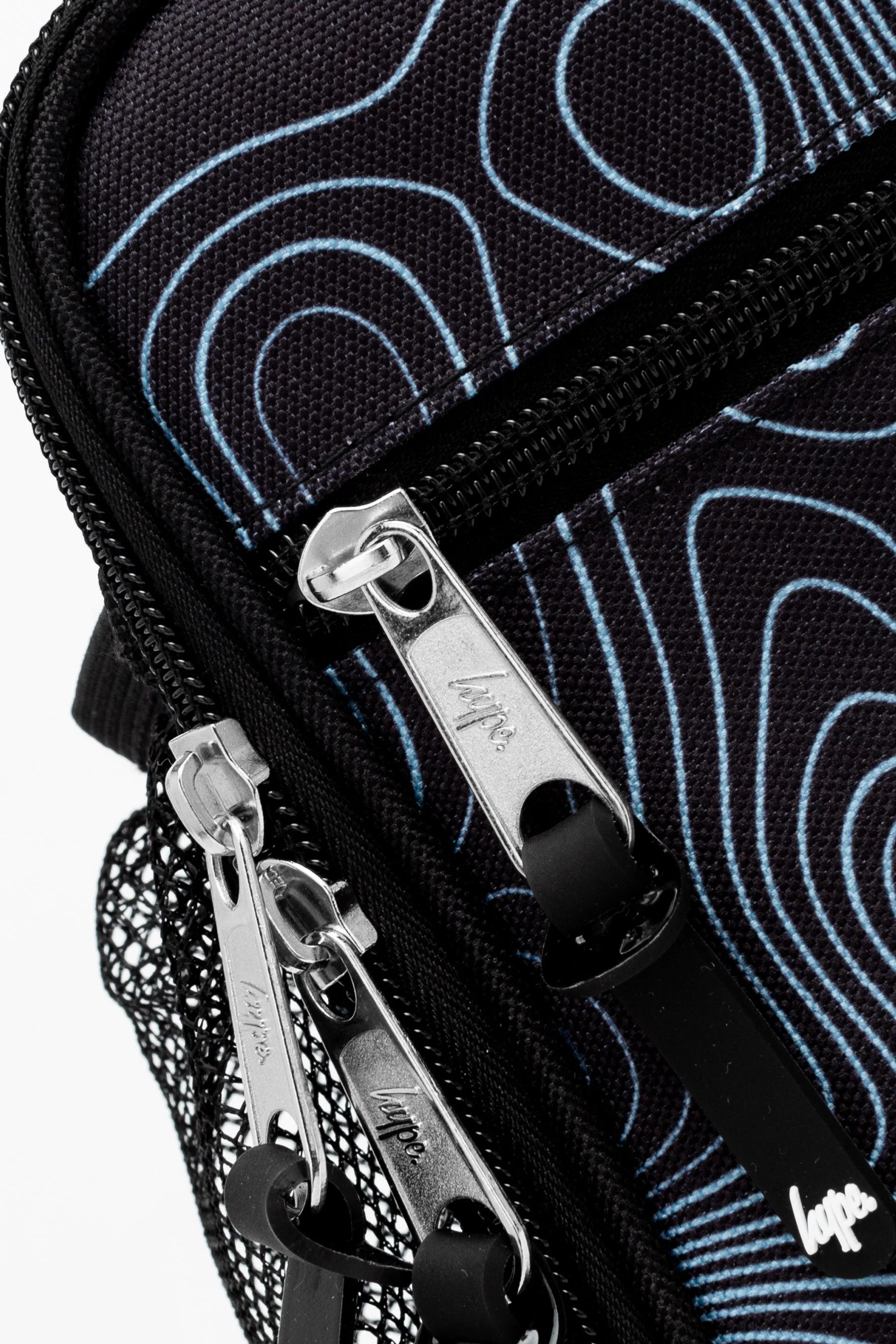 Hype Unisex Black Topographic Mini Crest Lunchbox