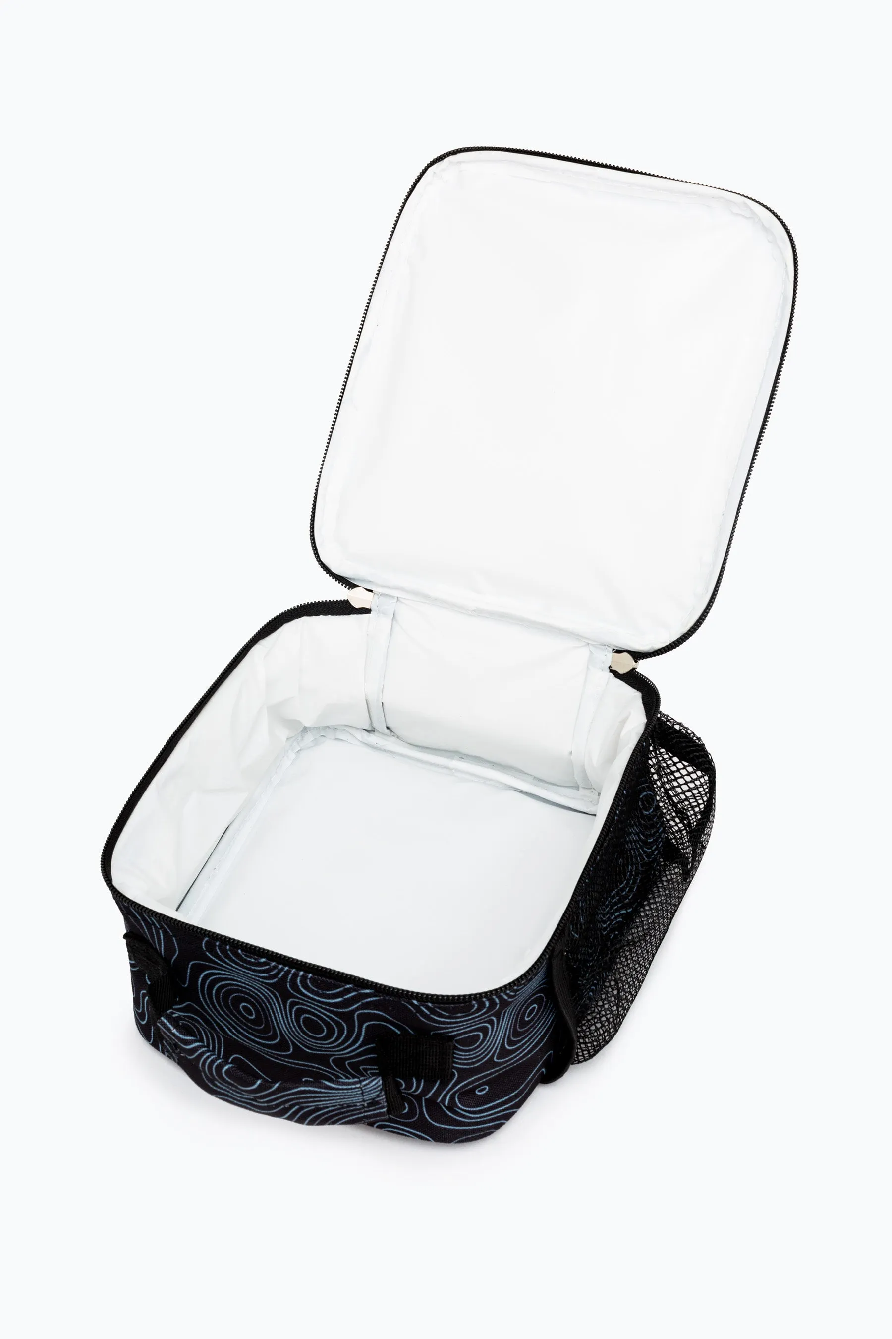 Hype Unisex Black Topographic Mini Crest Lunchbox