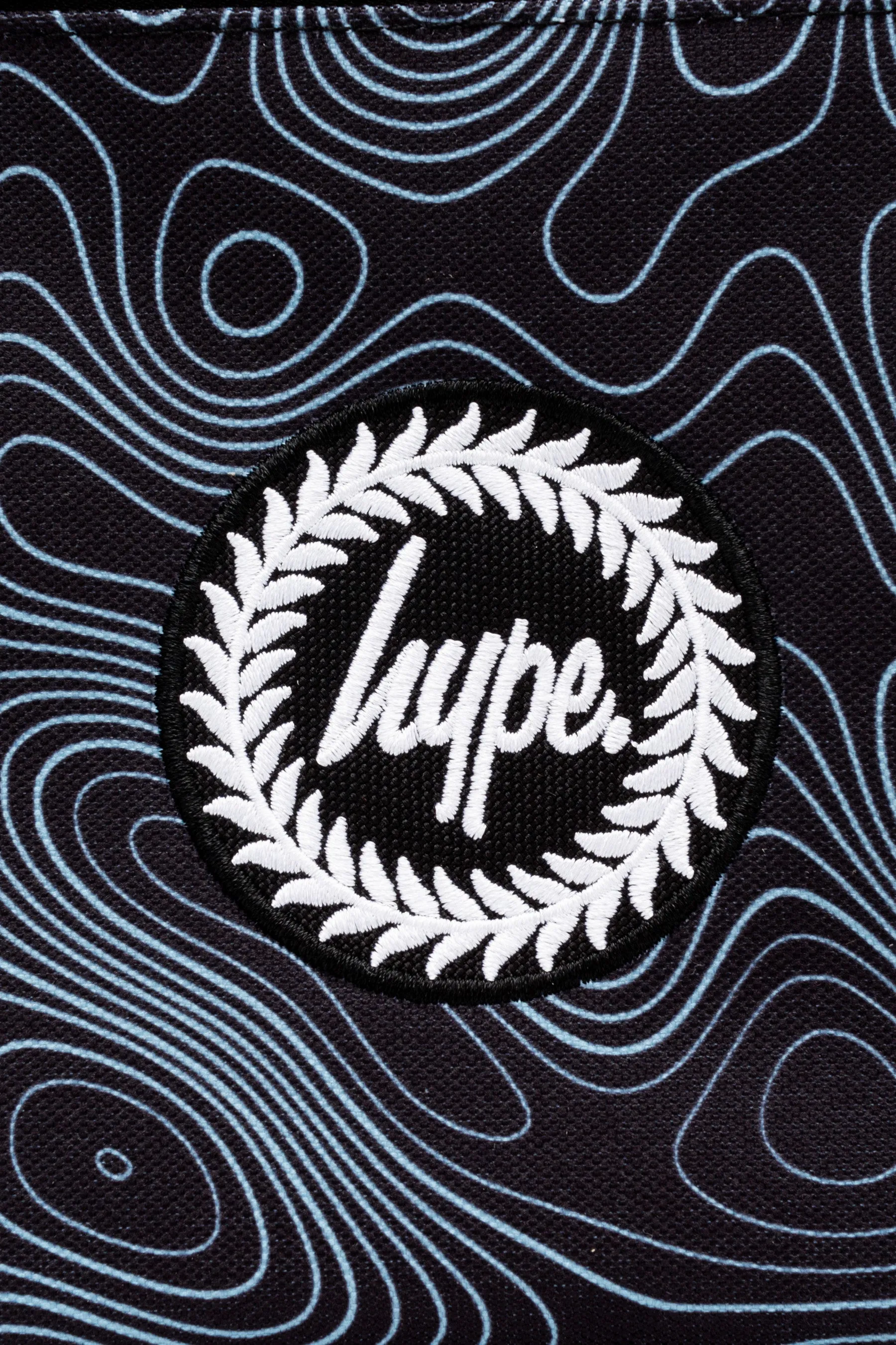 Hype Unisex Black Topographic Mini Crest Lunchbox