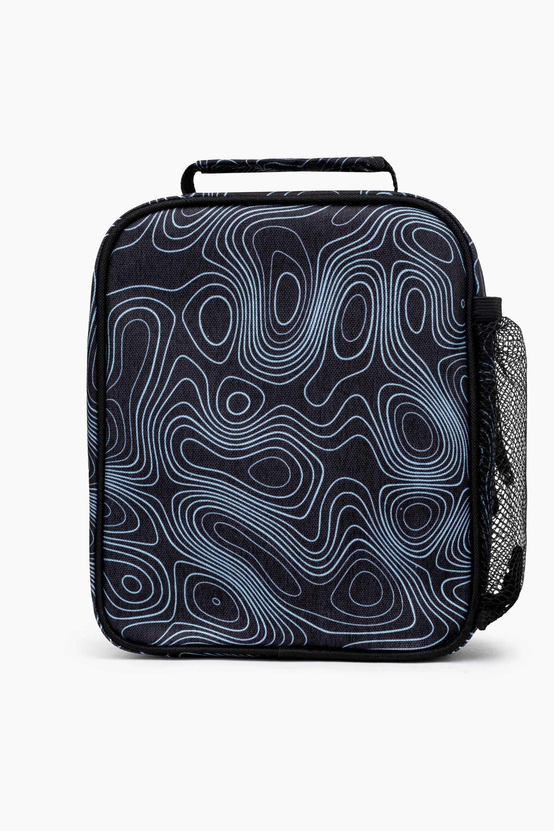 Hype Unisex Black Topographic Mini Crest Lunchbox