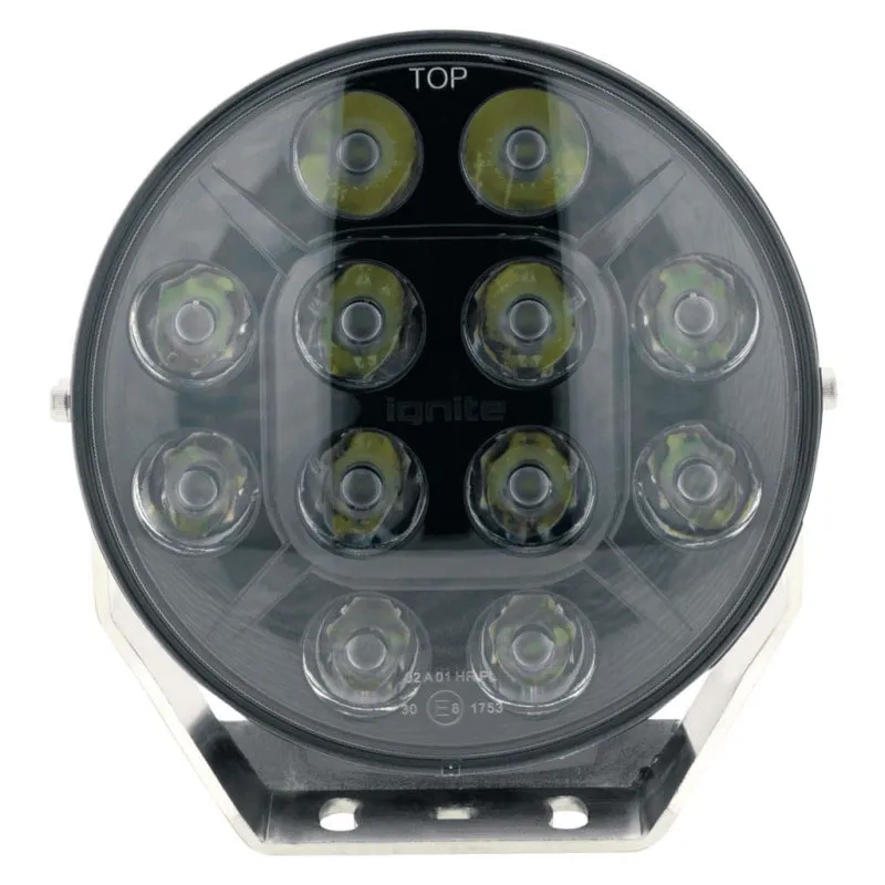 Ignite 7" Round LED Driving Light | Spot Beam | Black Face
