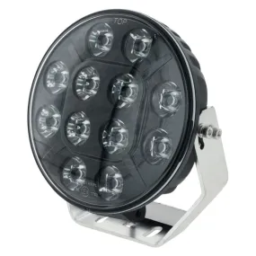 Ignite 7" Round LED Driving Light | Spot Beam | Black Face