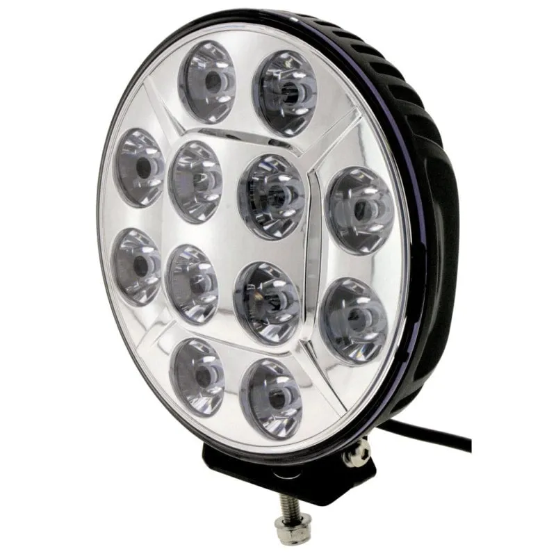 Ignite 7" Round LED Driving light | Spot Beam | Chrome Face