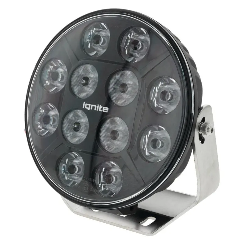 Ignite 9" LED Driving Light | Flood/Spot Beam | Black Face