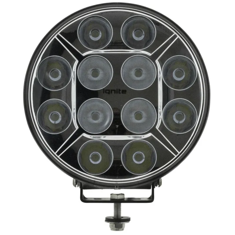 Ignite 9" Round LED Driving Lamp | Flood/Spot Beam | Chrome Face