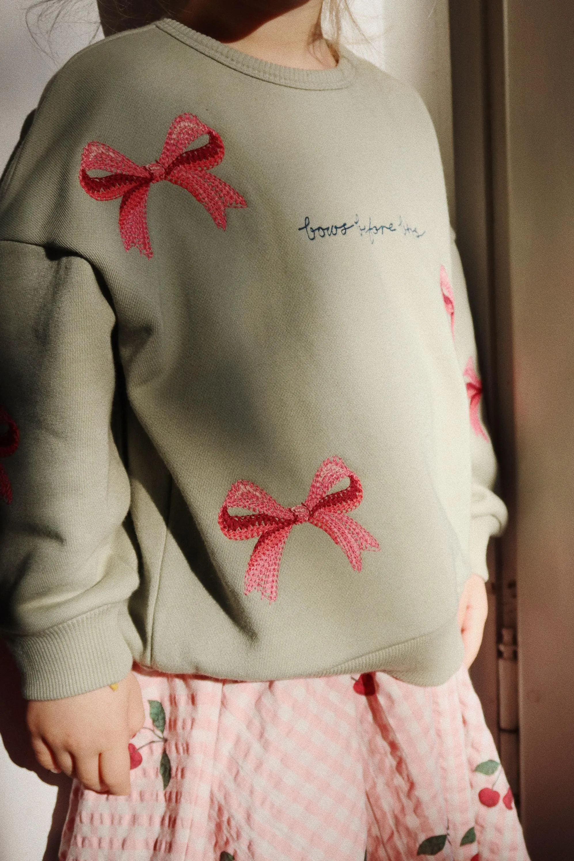 Konges Sløjd - Lou Bow Sweatshirt Ocs - Tea