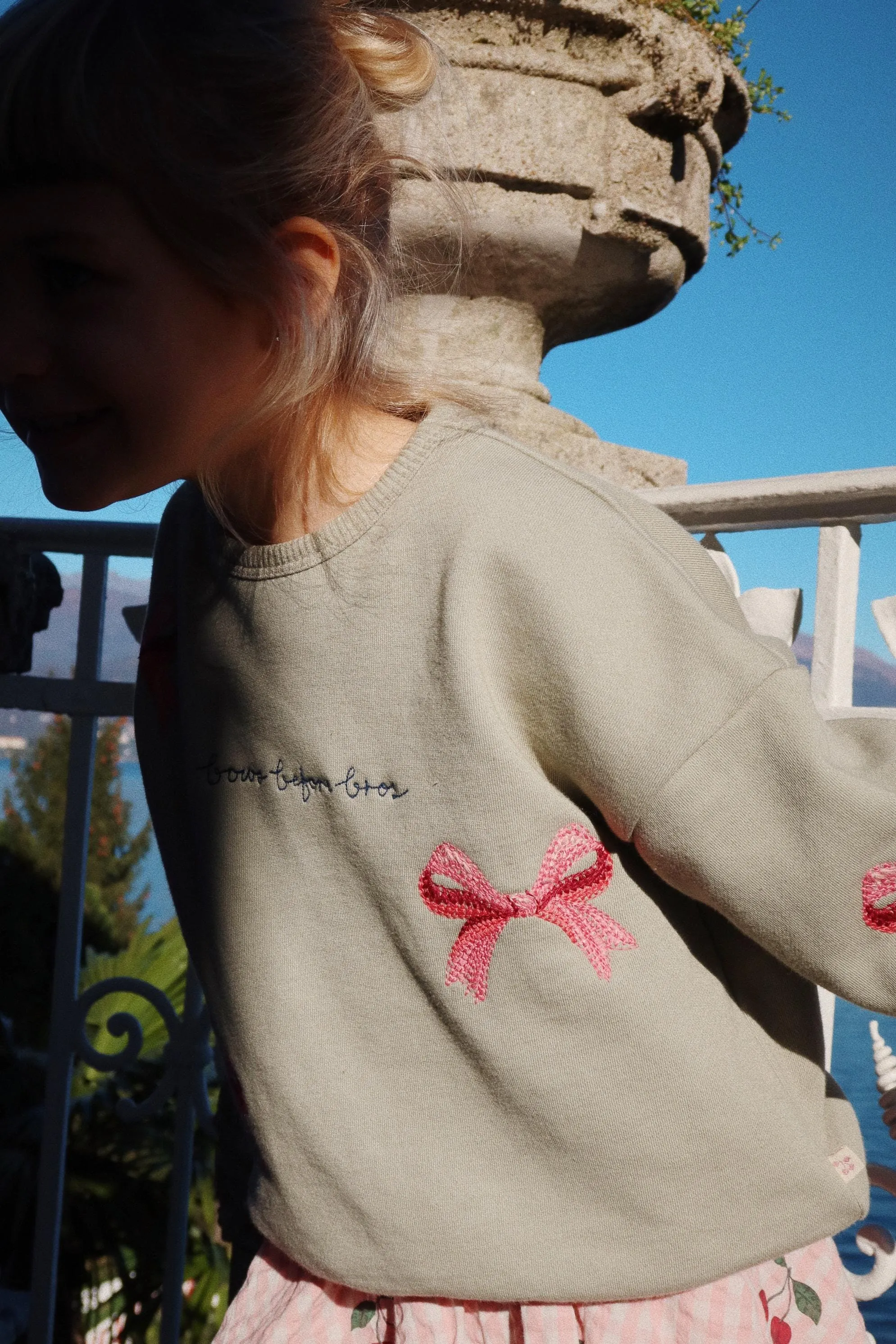 Konges Sløjd - Lou Bow Sweatshirt Ocs - Tea