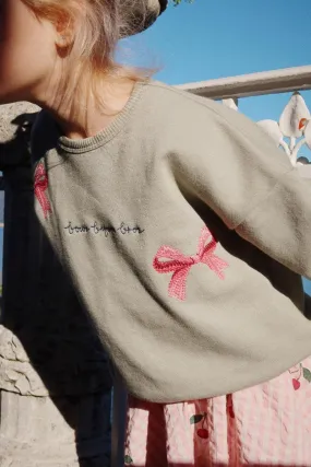 Konges Sløjd - Lou Bow Sweatshirt Ocs - Tea
