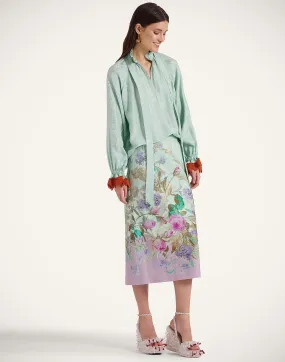 La Double J | Pencil Skirt in Health Placee
