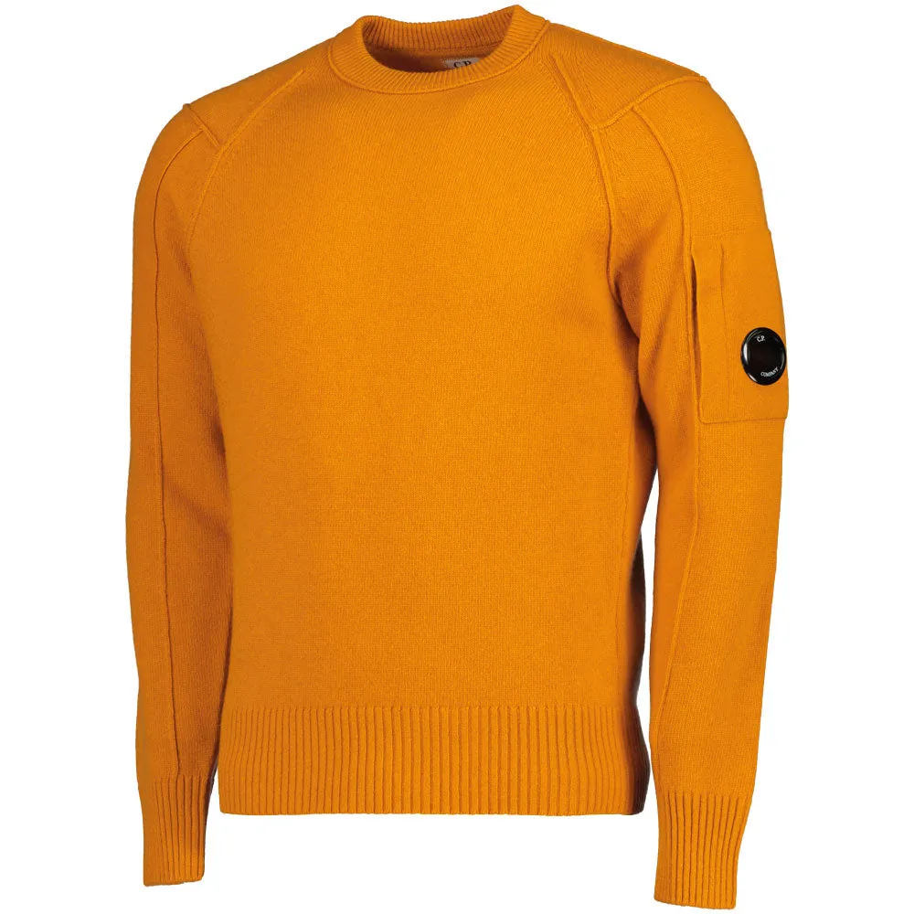 Lambswool Crewneck Lens Knit