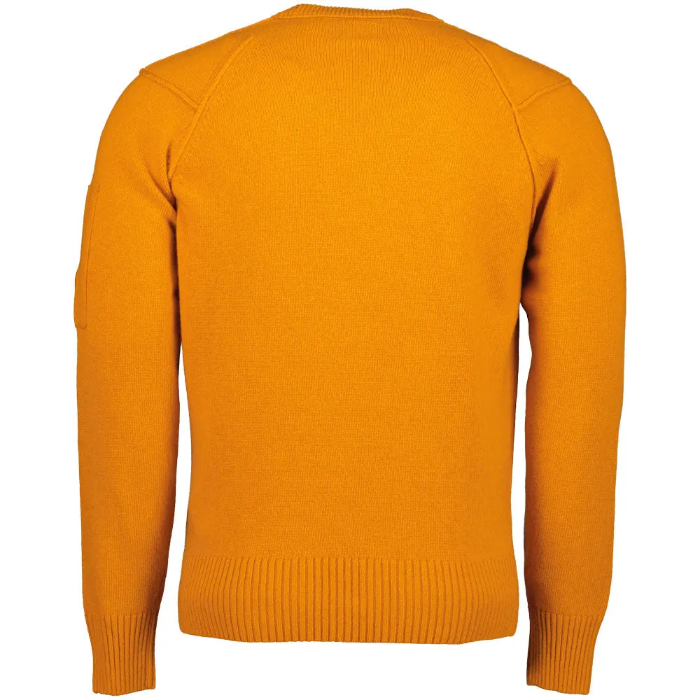 Lambswool Crewneck Lens Knit