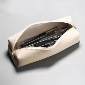 Leather Pencil Pouch, Leather Pencil Pouch, Pencil Pouch, Cosmetic Pouch, Stationery Pouch