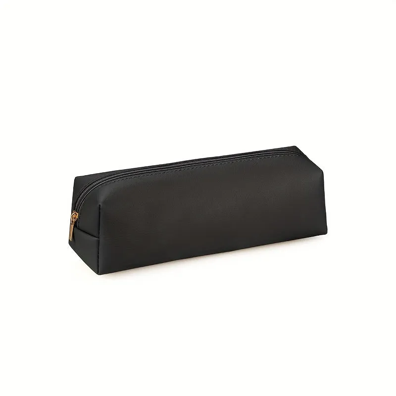 Leather Pencil Pouch, Leather Pencil Pouch, Pencil Pouch, Cosmetic Pouch, Stationery Pouch