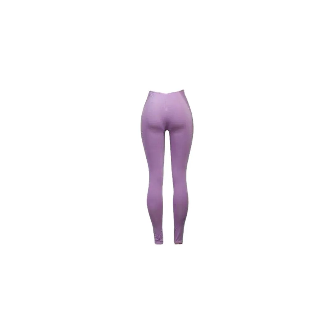 Lexi V-Neck Jumpsuit - Purple