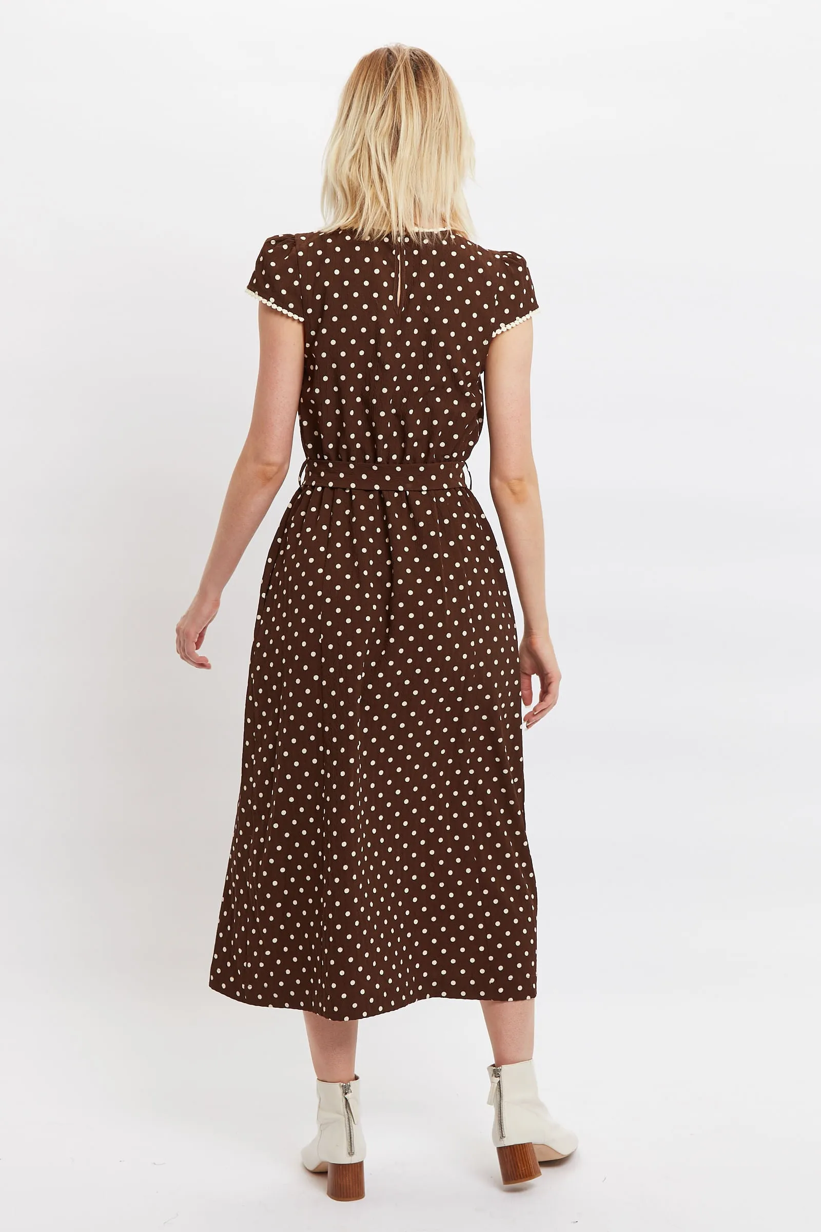 Louche Vivian Pretty Woman Print Midi Dress