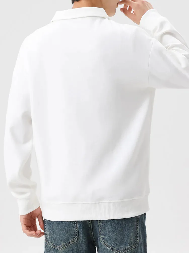 Luca Polo Pullover met Rits | Stilvoller Herren-Polopullover mit Reißverschluss für den Alltag