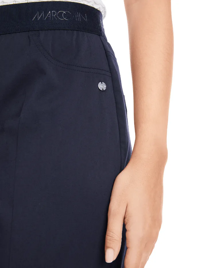 Marc Cain Additions Women's FRIA Culotte Trousers In Navy YA 81.02 W40 COL 394
