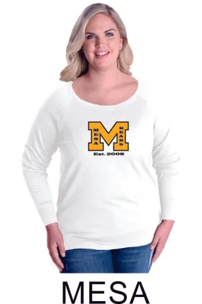 Mesa MS Curvy Ladies Slouchy Pullover in 3 Designs- Matte or Glitter