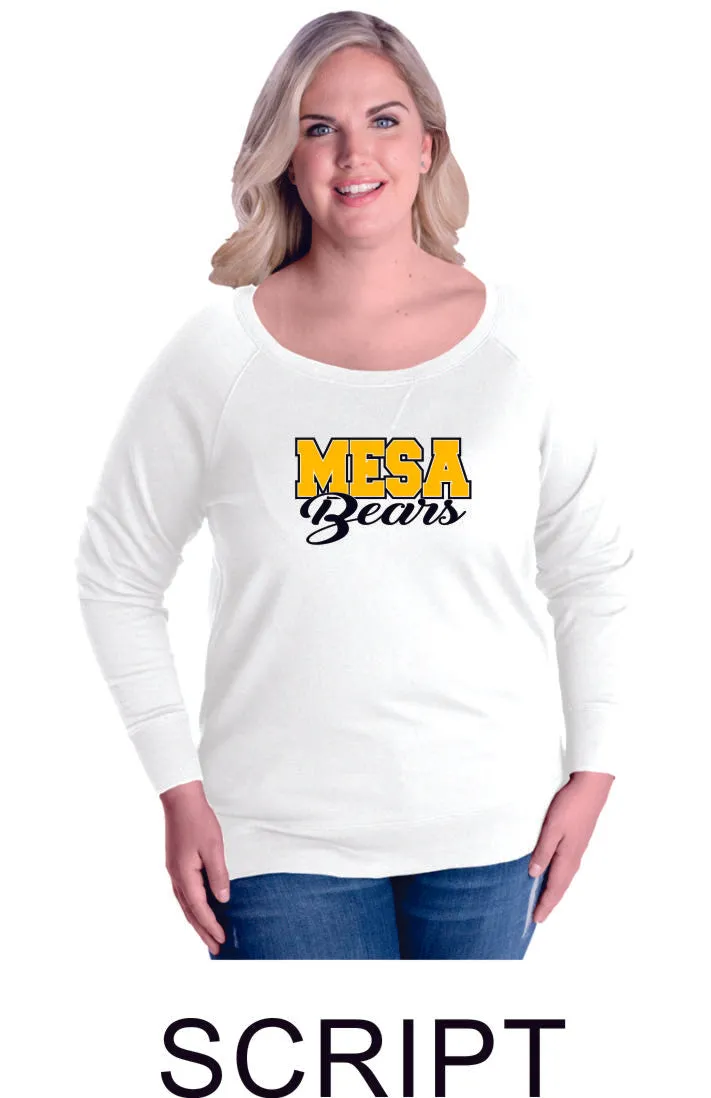 Mesa MS Curvy Ladies Slouchy Pullover in 3 Designs- Matte or Glitter