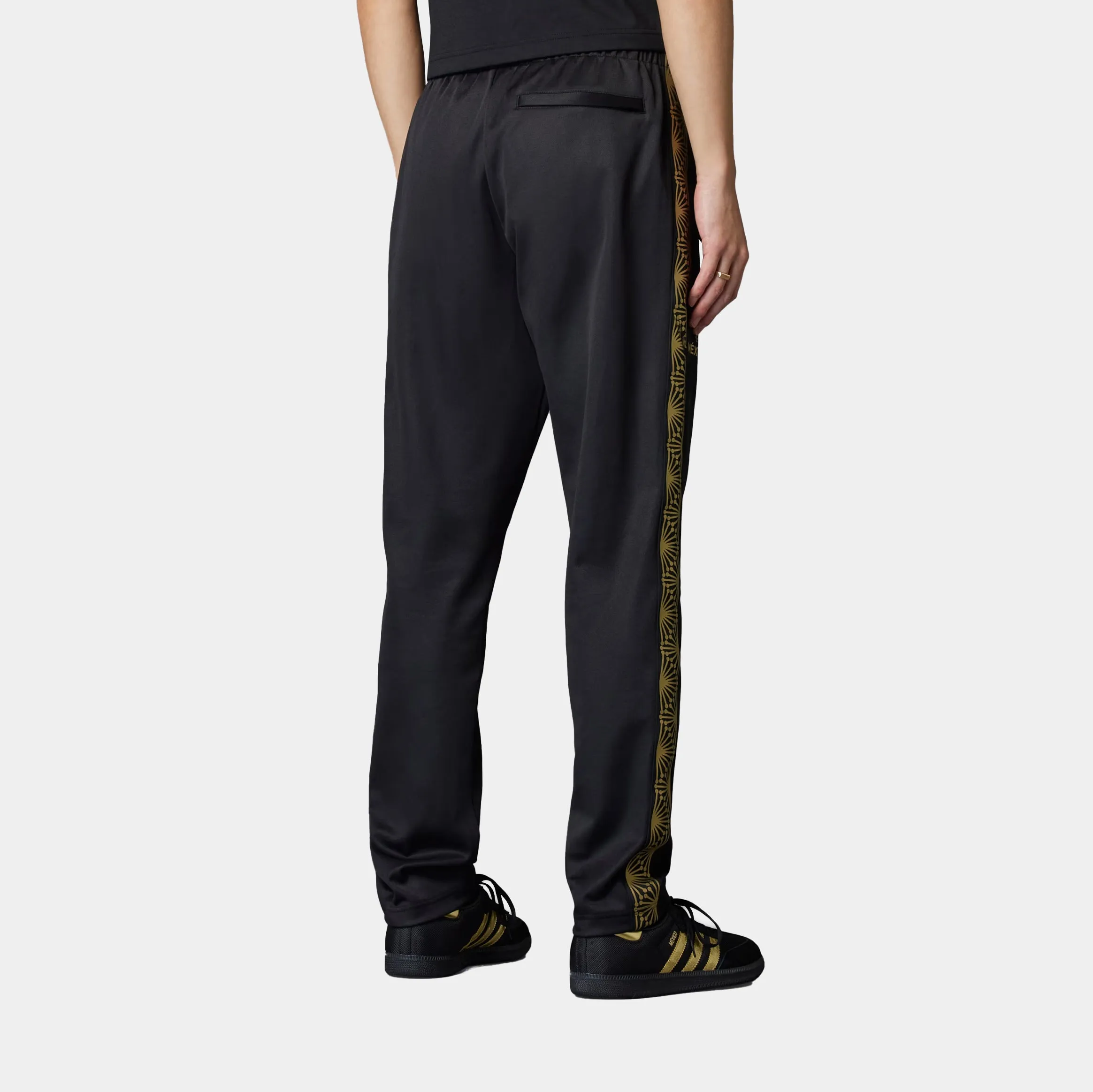 Mexico National Knit FMF Track Mens Pants (Black/Gold)