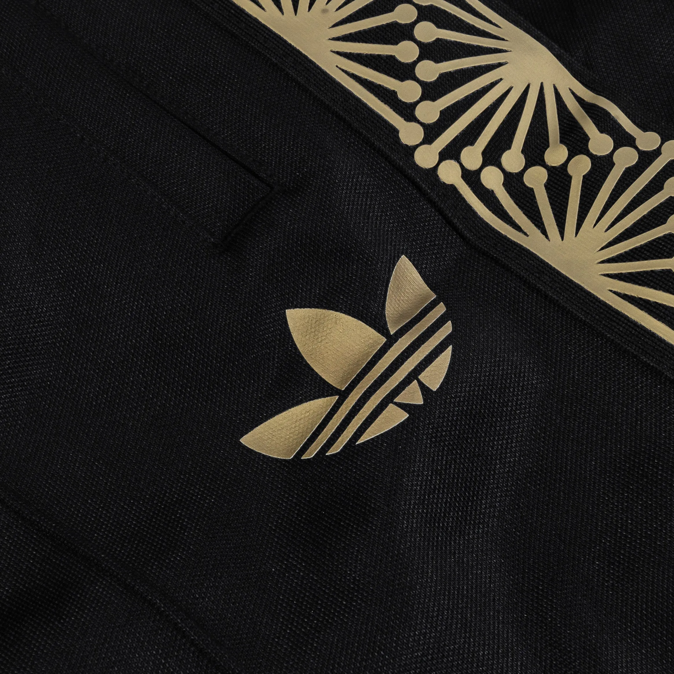 Mexico National Knit FMF Track Mens Pants (Black/Gold)