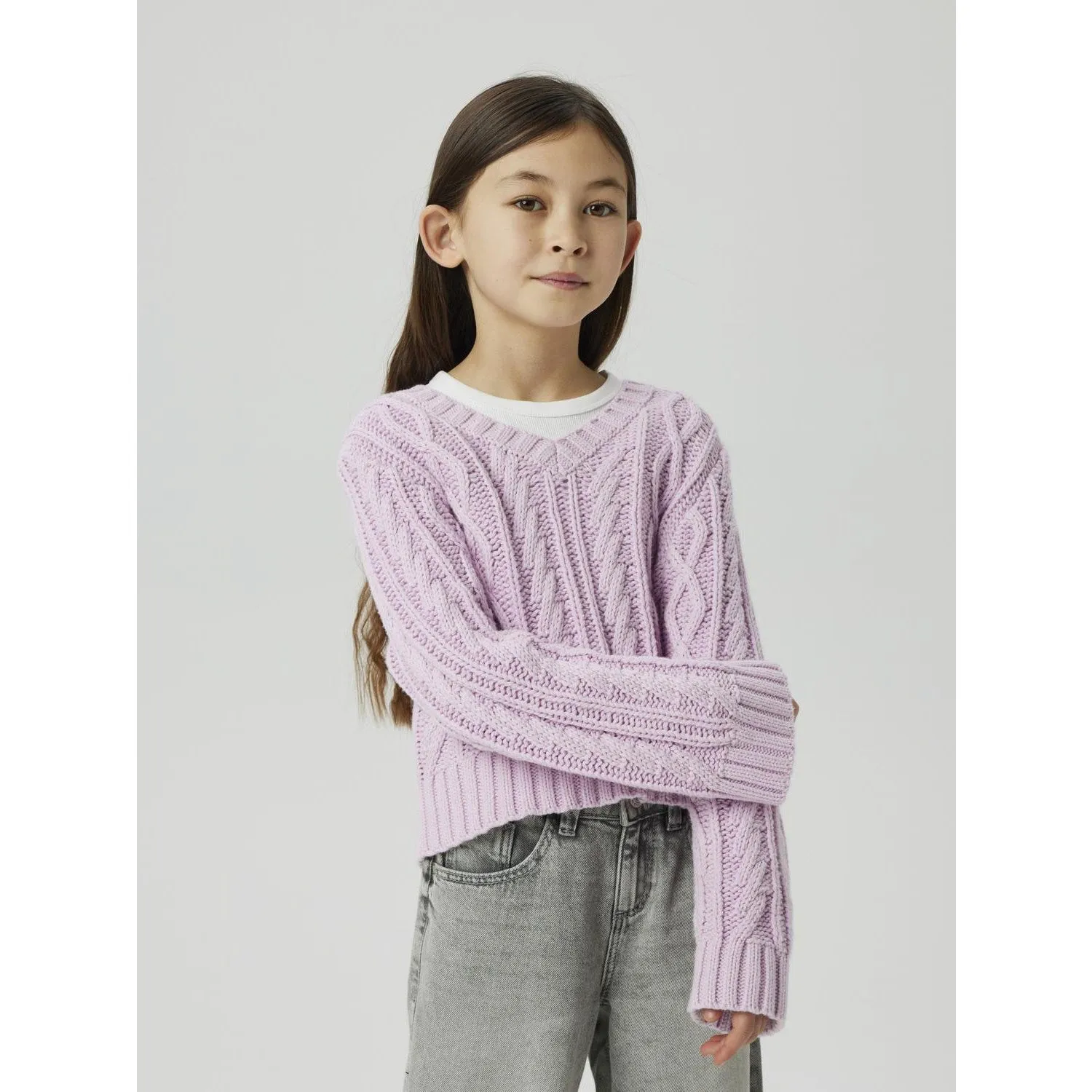 Name It Winsome Orchid Tanna Short Loose Knit