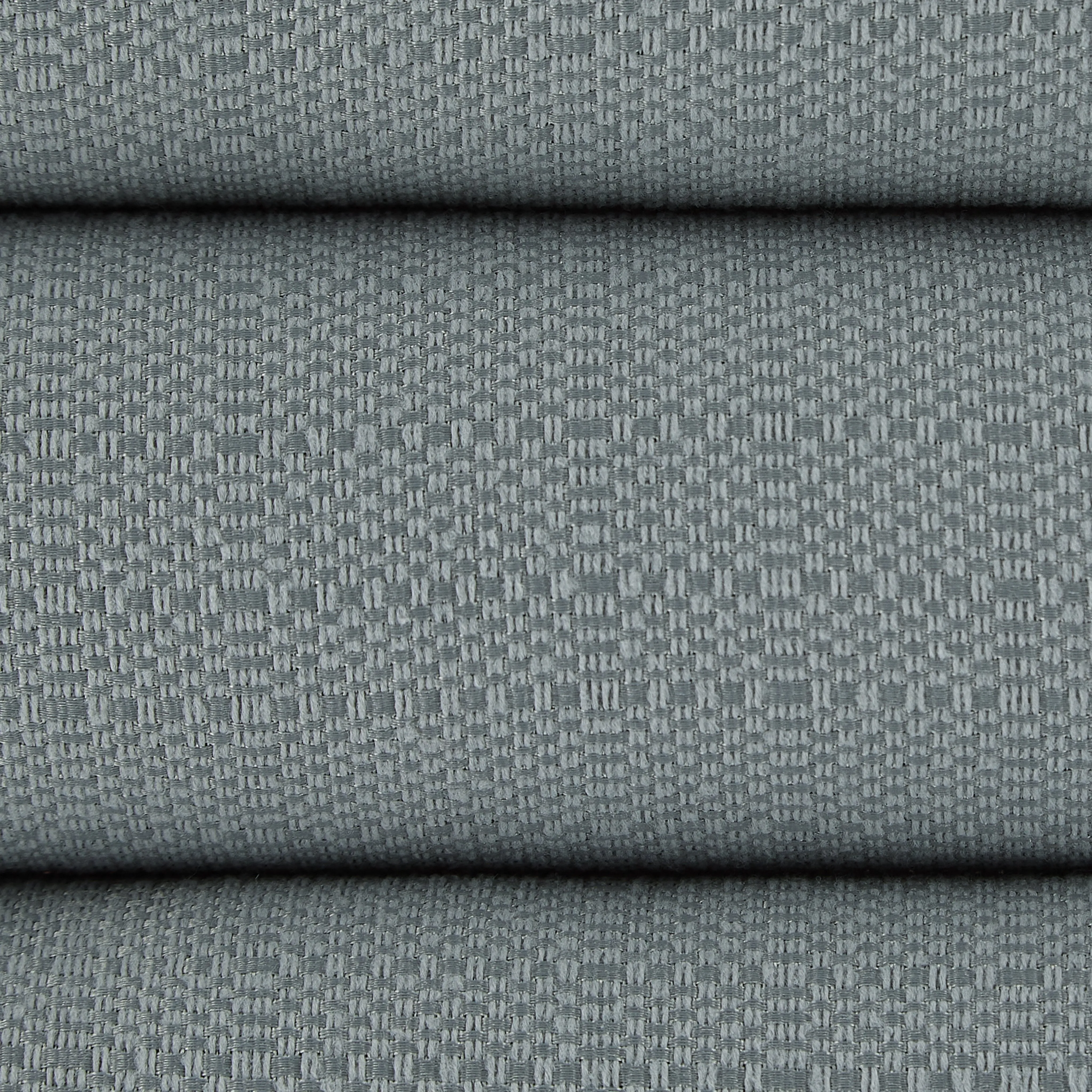 Nara Smoke Blue FR Semi Plain Curtains