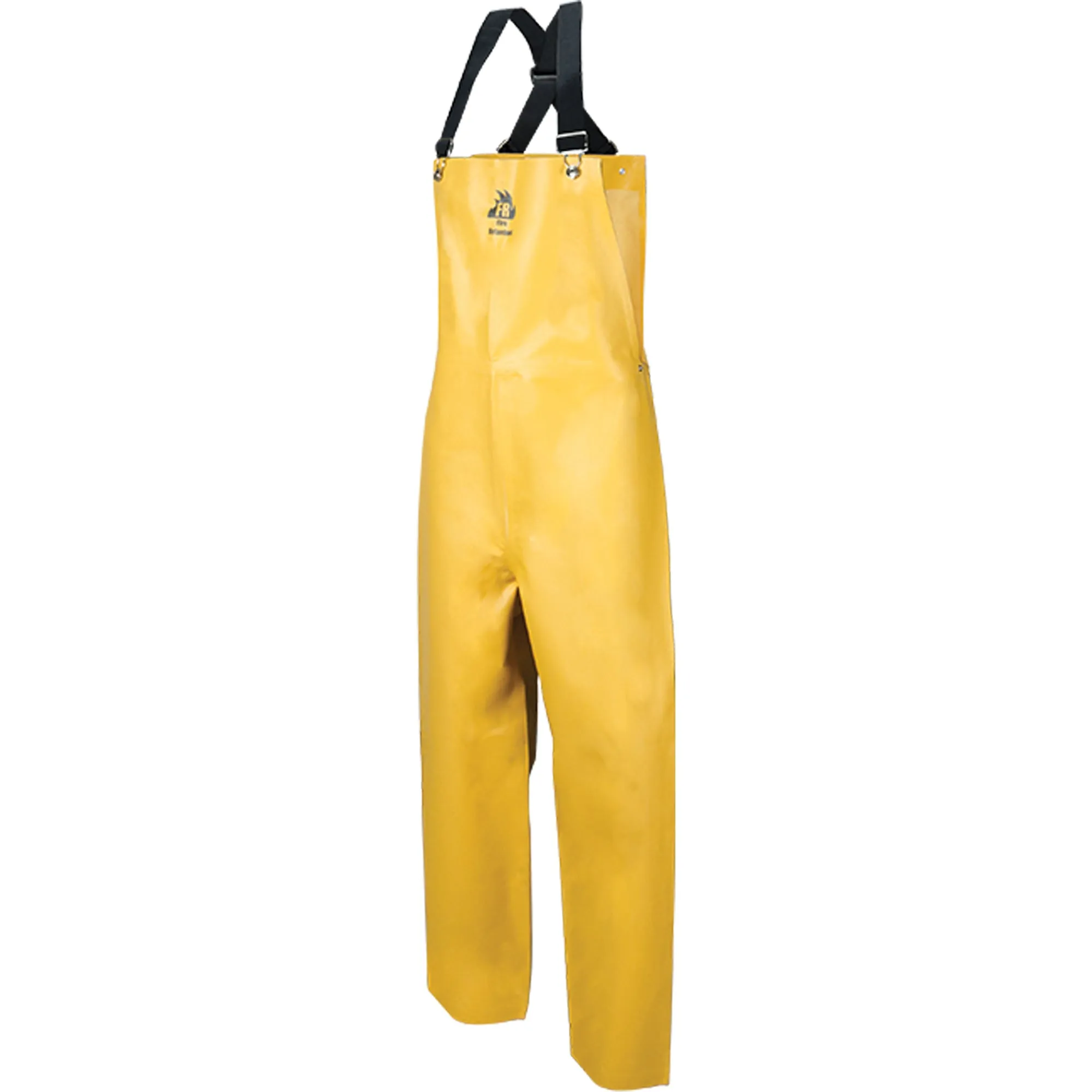Neo-Slick Chemical & Acid Resistant Rain Pants, Small, Neoprene, Yellow