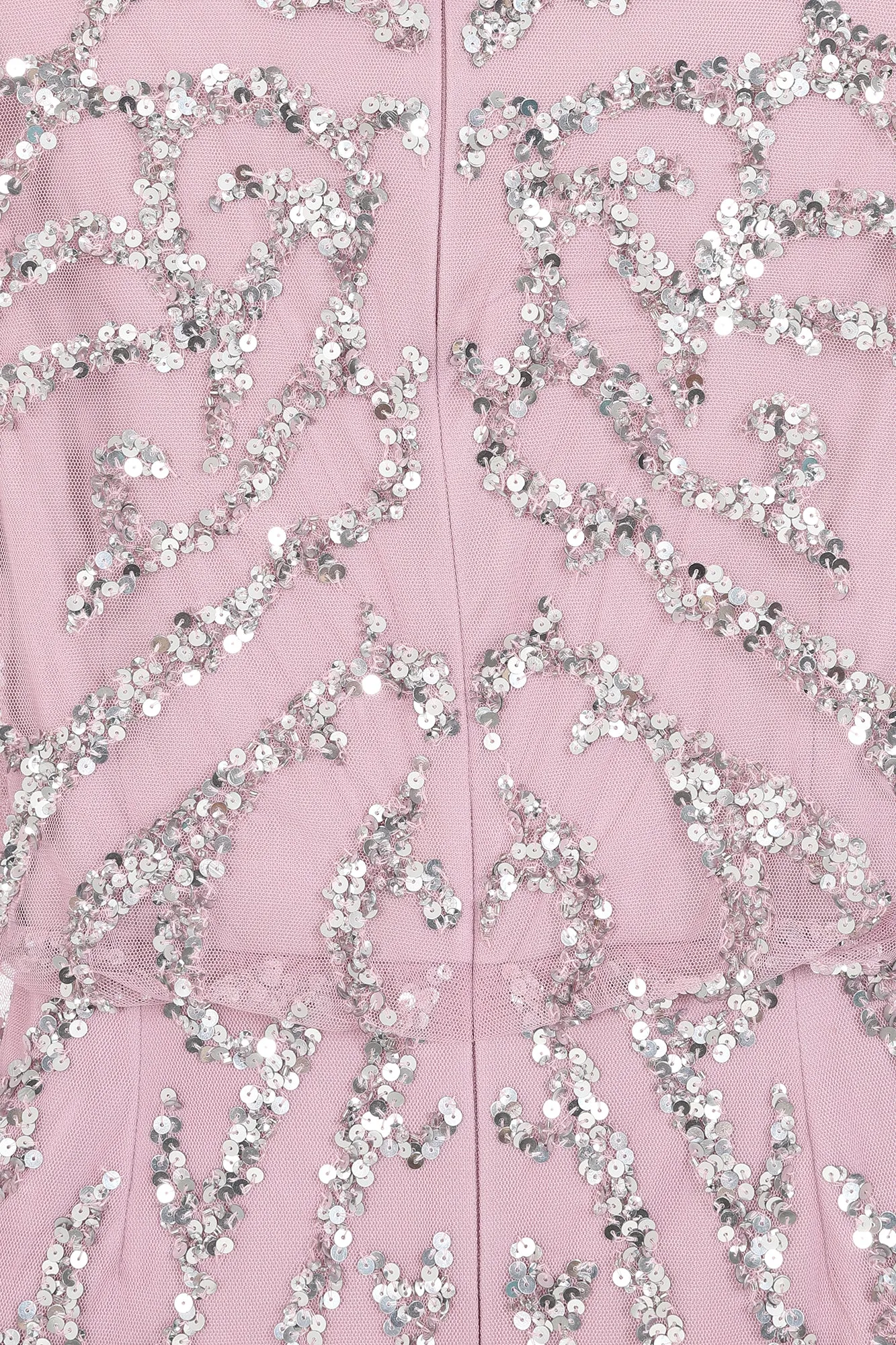 Nicola Lilac Sequin Midi Dress