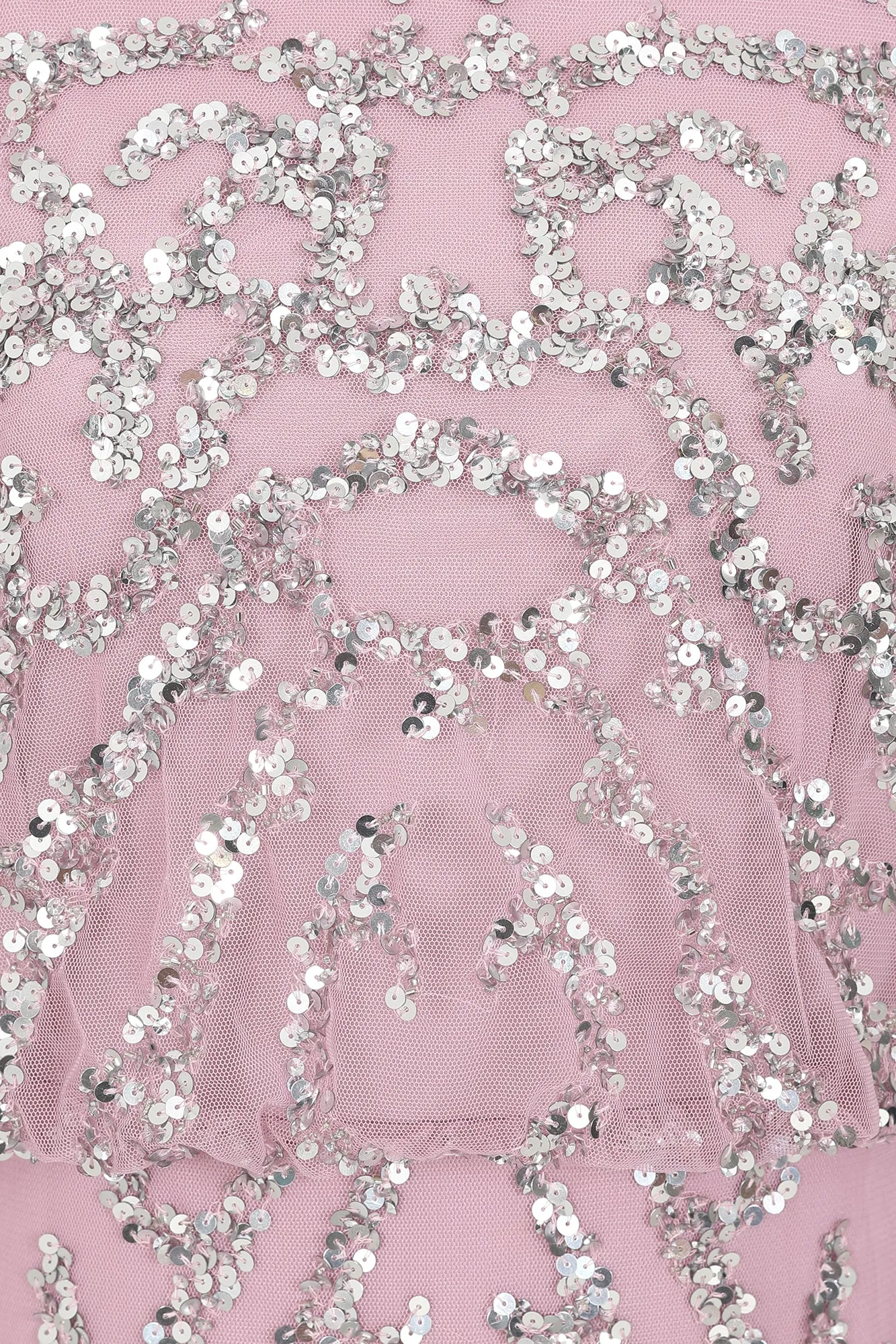 Nicola Lilac Sequin Midi Dress