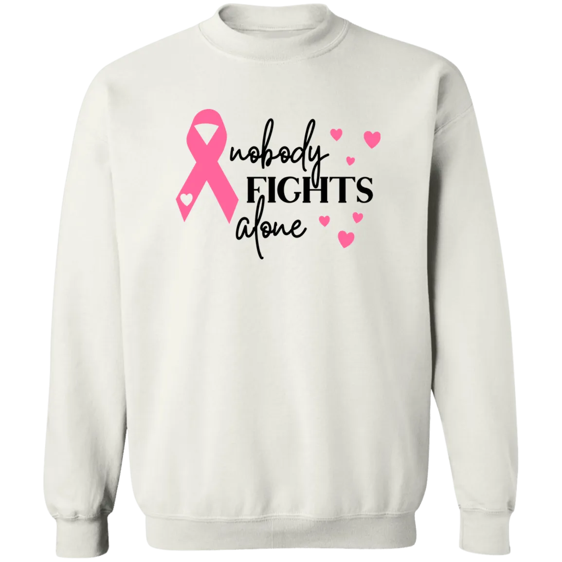 No one Fights Alone Unisex Crewneck Pullover Sweatshirt