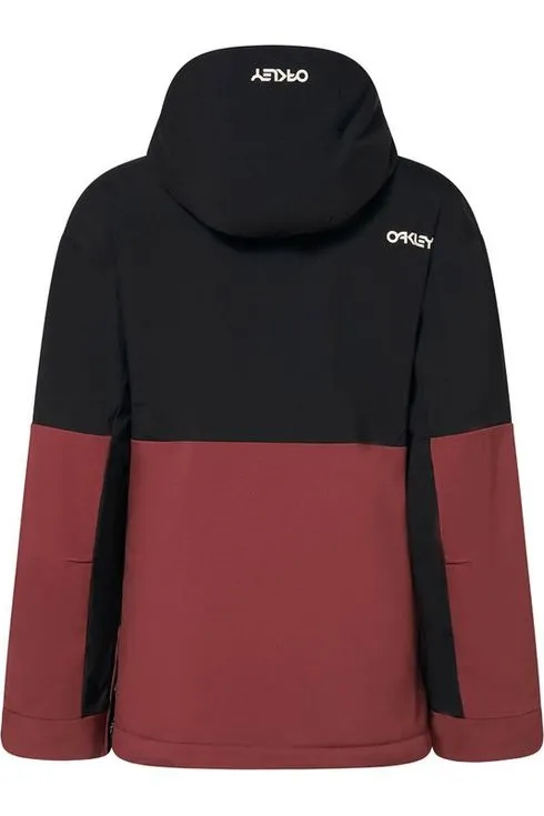 Oakley Womens TNP Tbt Insulated Anorak Blackout Grenache