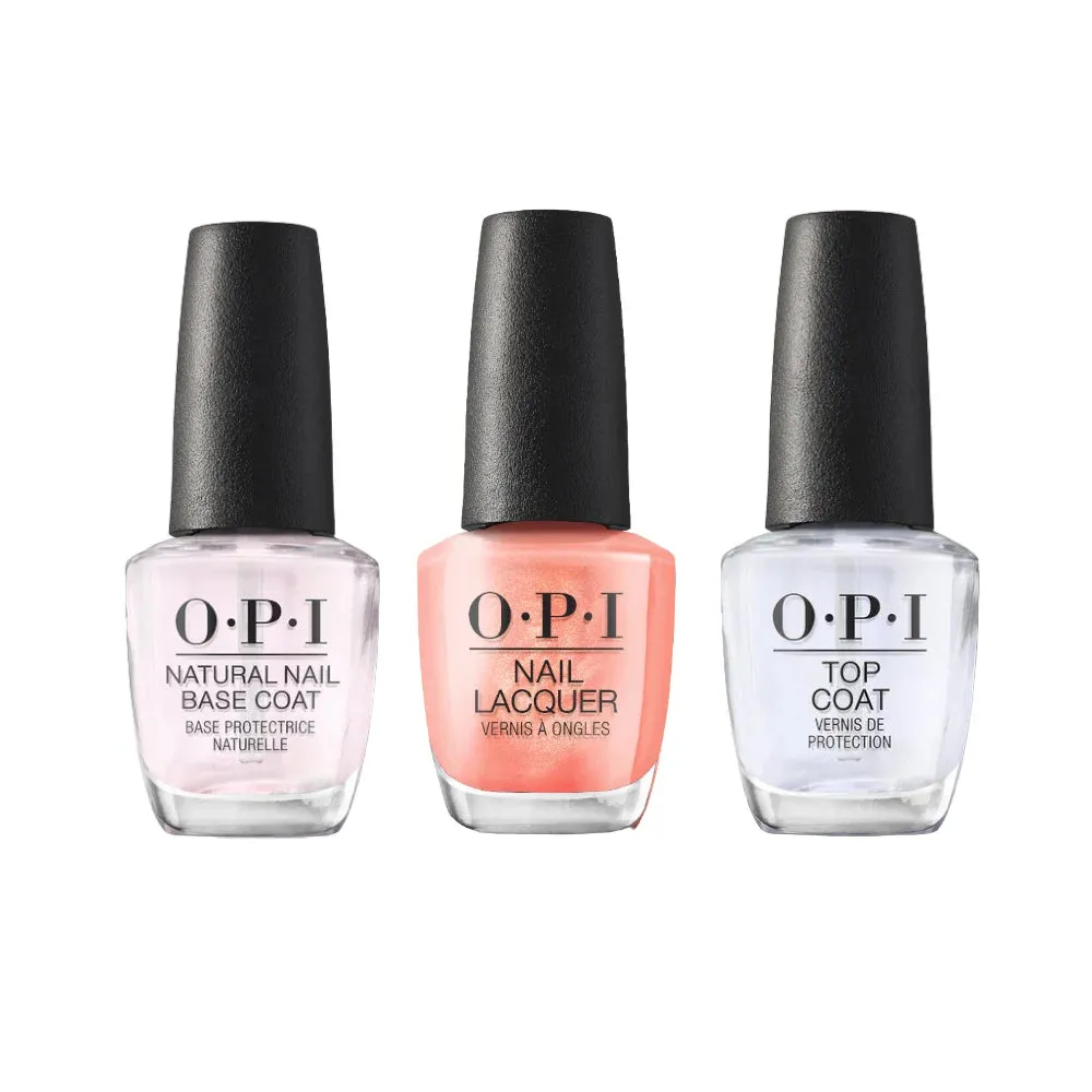 OPI Lacquer - Top, Base & Colour Trio "Me, Myself, & OPI Spring 2023 Collection"