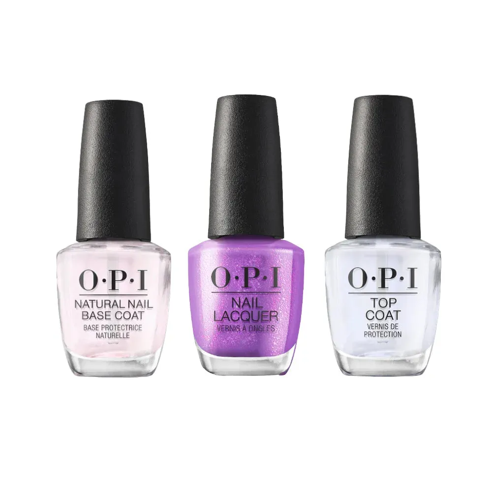 OPI Lacquer - Top, Base & Colour Trio "Me, Myself, & OPI Spring 2023 Collection"