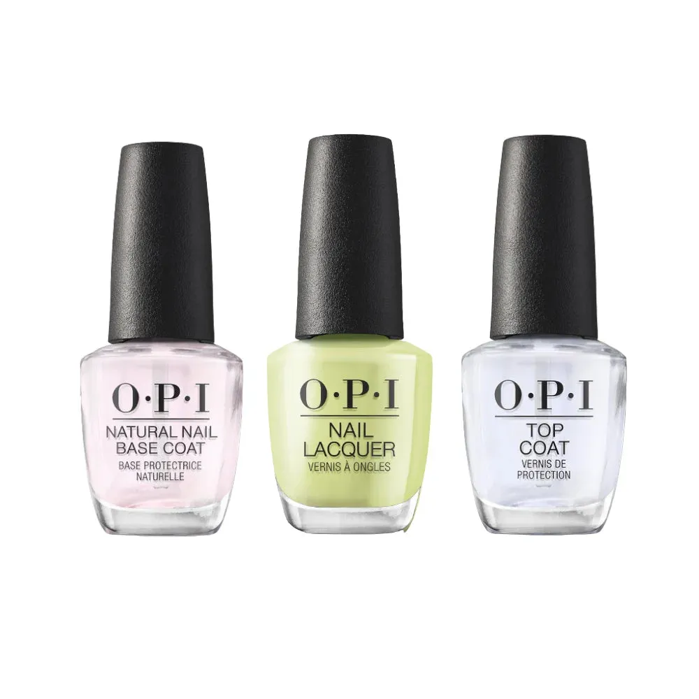 OPI Lacquer - Top, Base & Colour Trio "Me, Myself, & OPI Spring 2023 Collection"