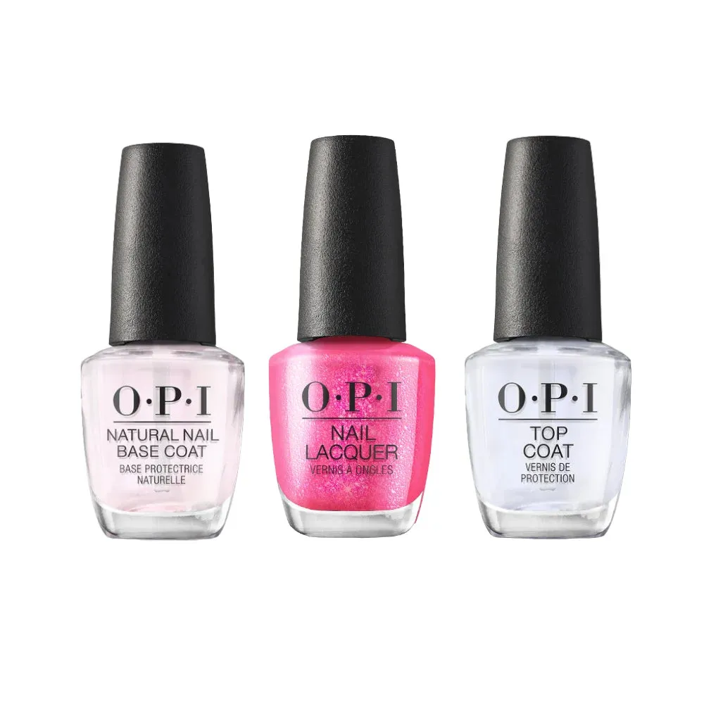 OPI Lacquer - Top, Base & Colour Trio "Me, Myself, & OPI Spring 2023 Collection"