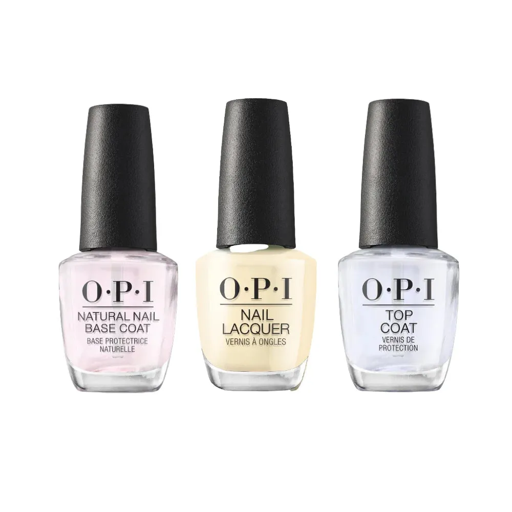 OPI Lacquer - Top, Base & Colour Trio "Me, Myself, & OPI Spring 2023 Collection"