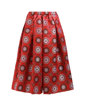Oriental Brocade Culottes
