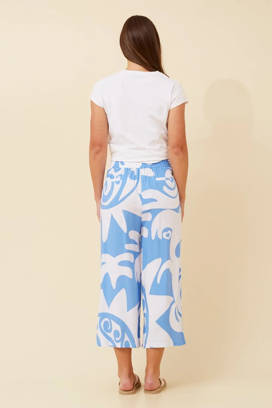 OXANA ABSTRACT PRINT CULOTTES