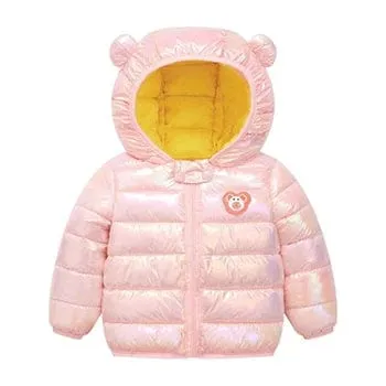 Puffer Jacket with Bear Ears