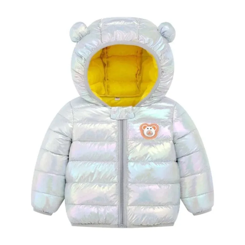 Puffer Jacket with Bear Ears