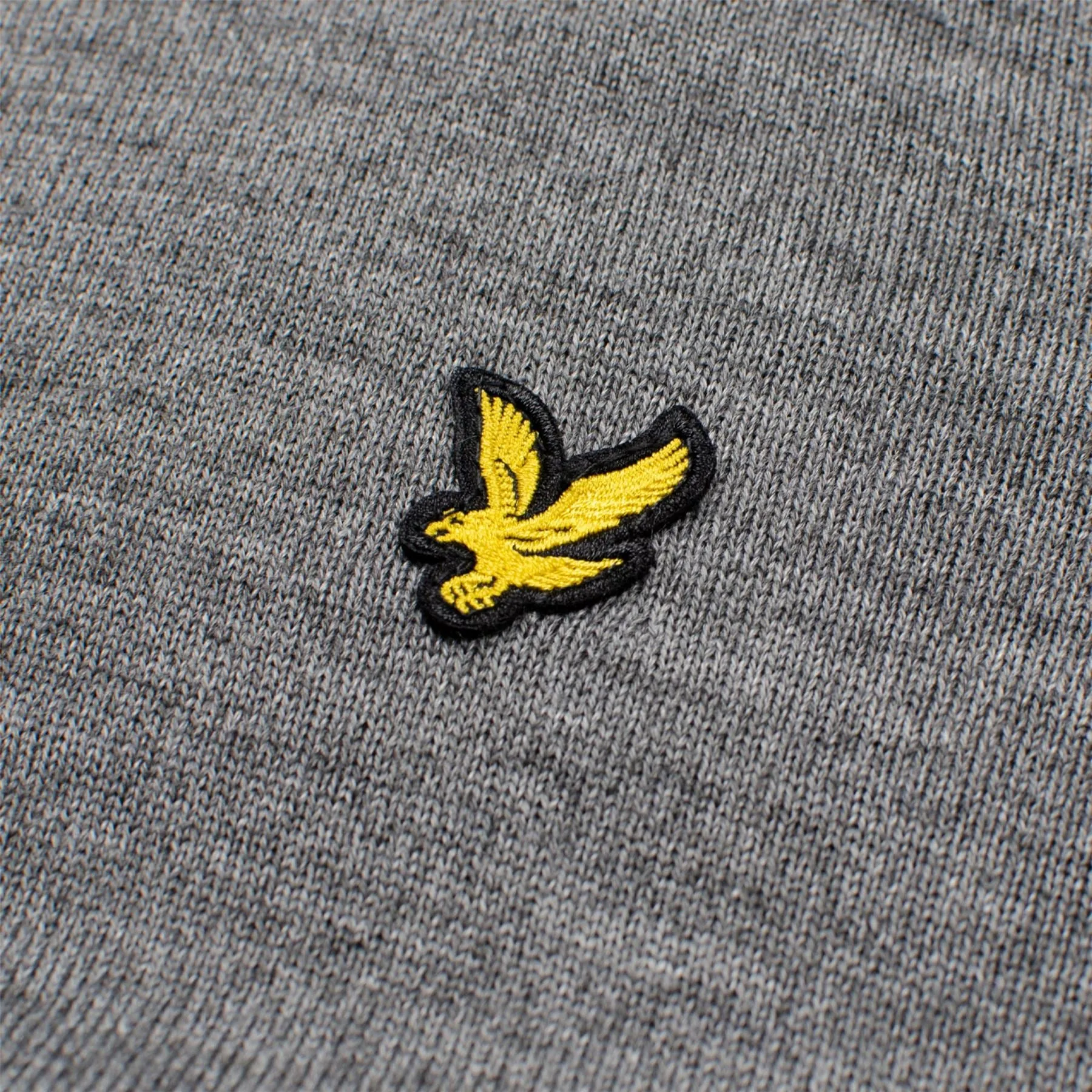 Quarter Zip Pullover Mid Grey Marl - AW23