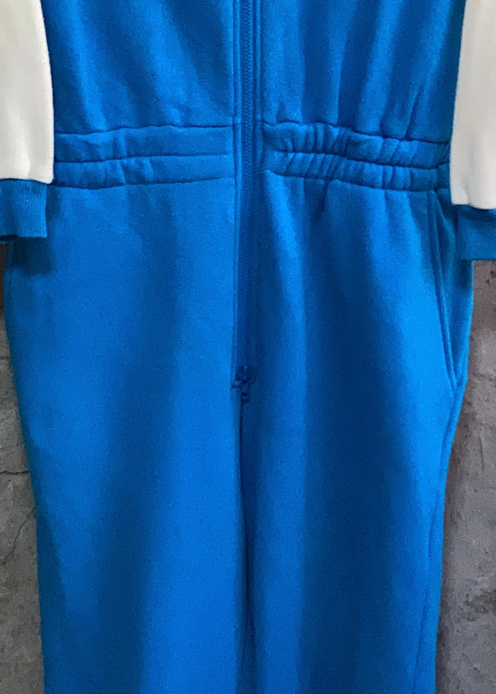 racing jumpsuit overall sweatshirt pants blue
