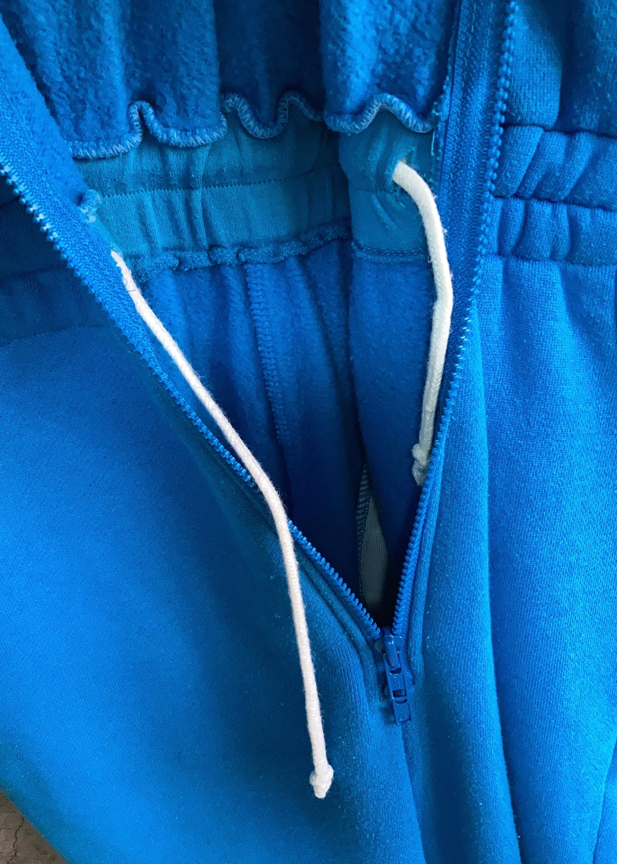 racing jumpsuit overall sweatshirt pants blue