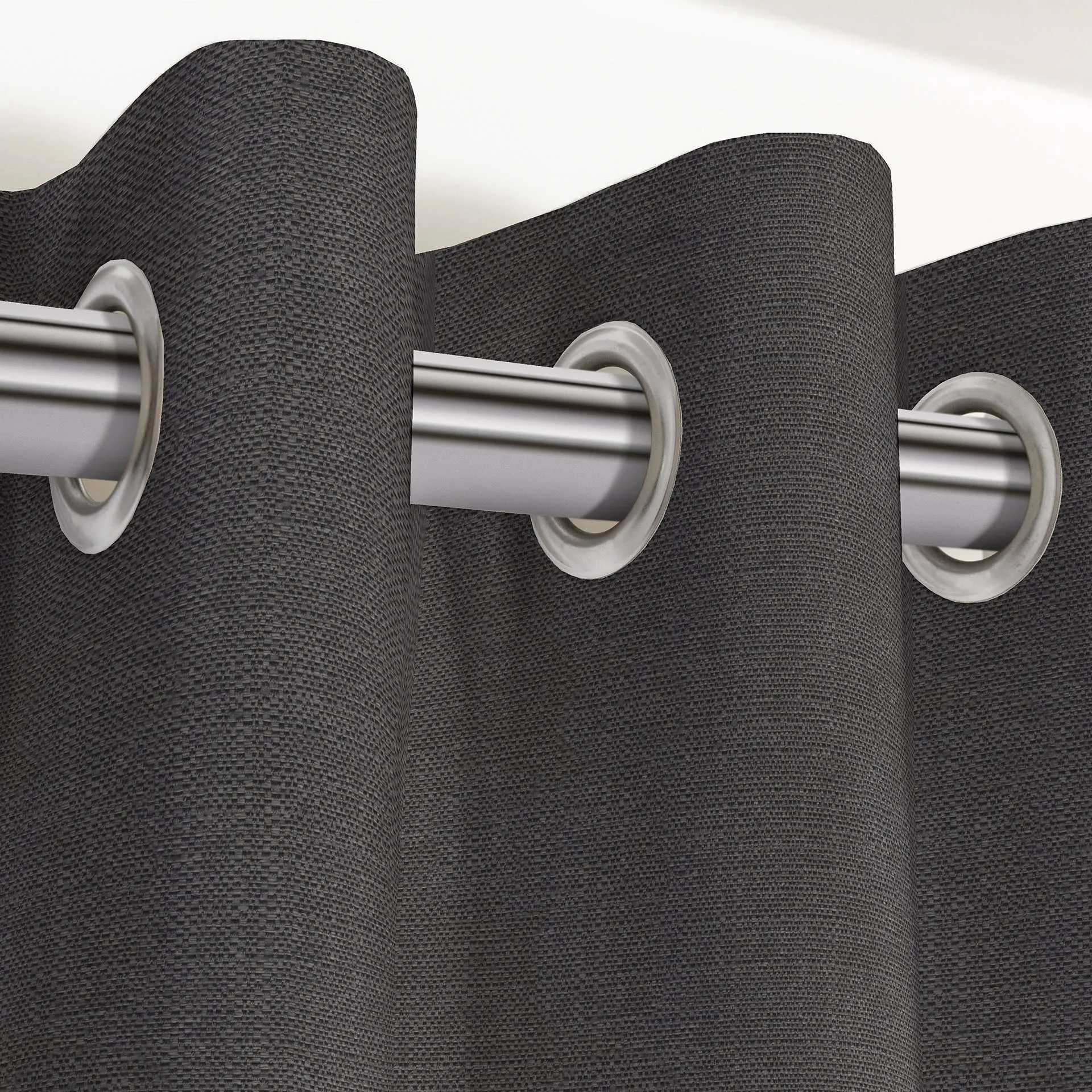 Savannah Charcoal Grey Curtains