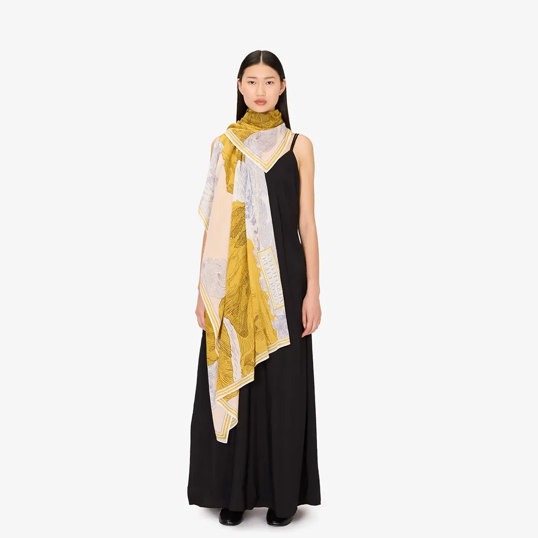 Scarf 100 'Balthazar' in Squirrel by Inoui Editions