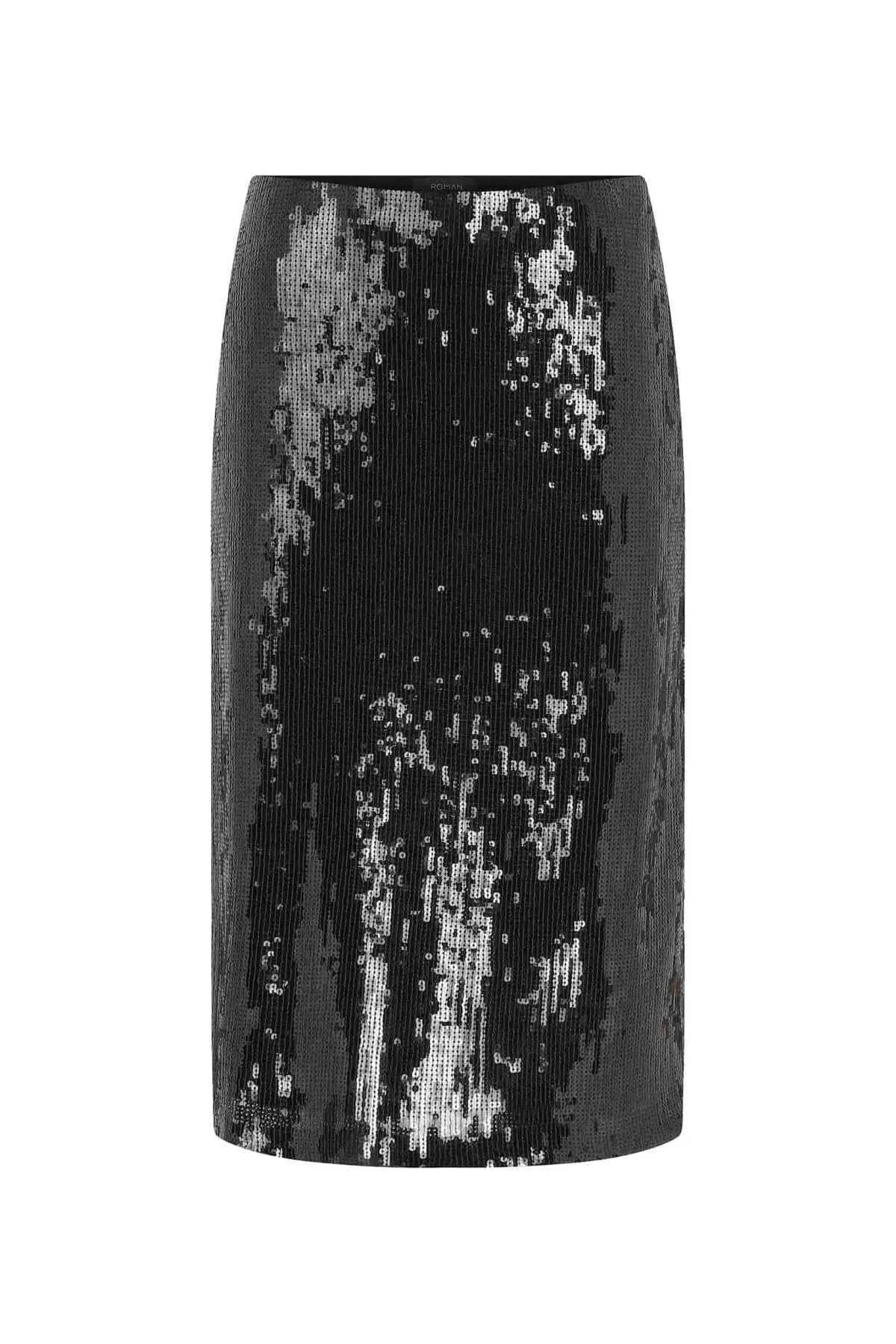 Sequined Skirt Black